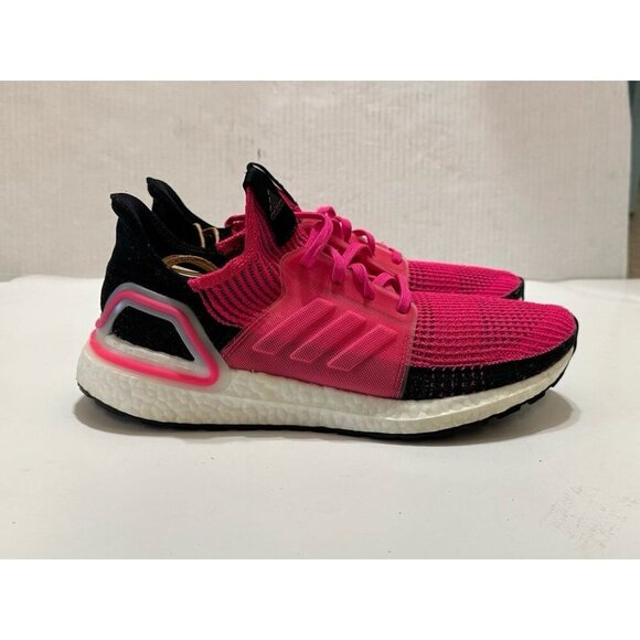 Adidas UltraBoost 19 Women's Running Shoes Shock Pink Size 10.5 - Picture 1 of 10